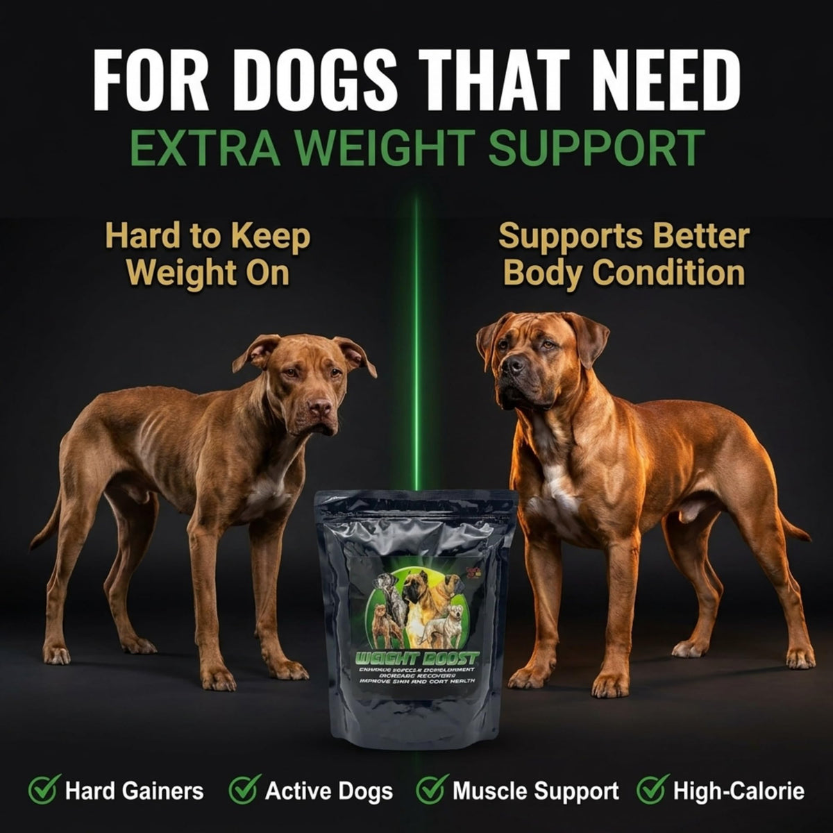 Dog Weight Protein Supplement 2 lb U377