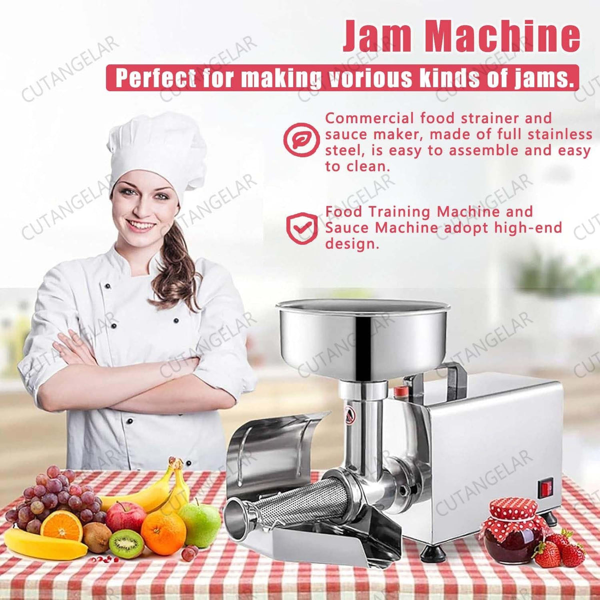 450W Food Grade Stainless Steel Ketchup Maker E327