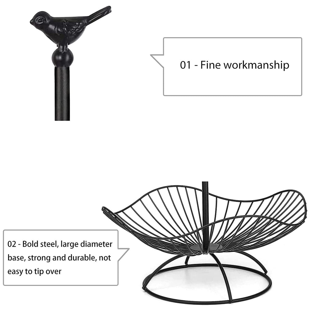 3-Tier Metal Wire Fruit Basket Stand M221847