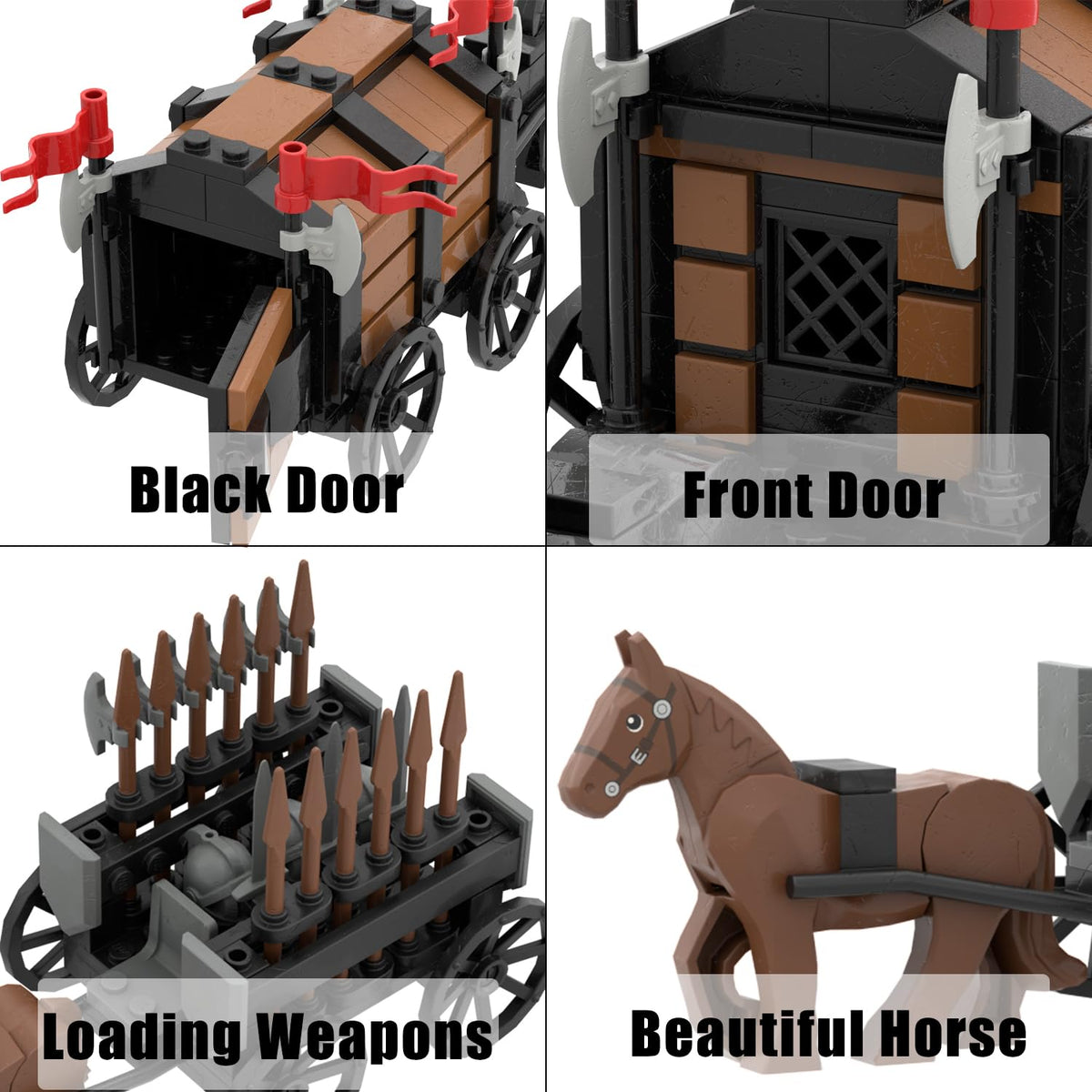 Medieval Carriage Building Blocks Y403