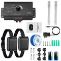 Electric Dog Fence System for 2 Dogs with 2 Waterproof Receiver Collars B5266