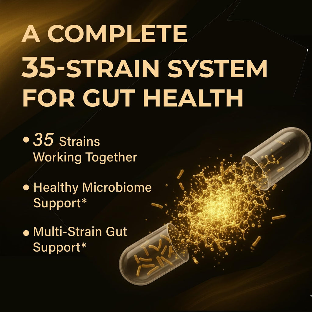 Probiotics 100 Billion CFU 35 Strains 60 Capsules F29776