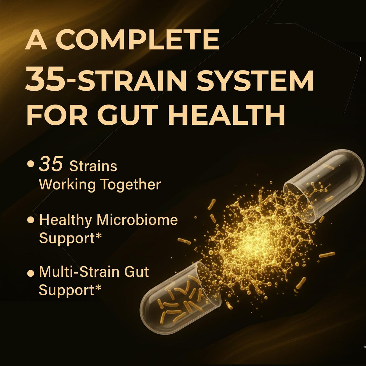 Probiotics 100 Billion CFU 35 Strains 60 Capsules F29776