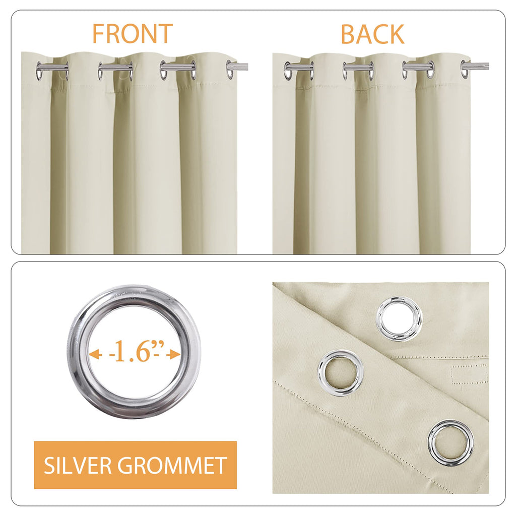3-in-1 Blackout Room Divider Curtains F61143