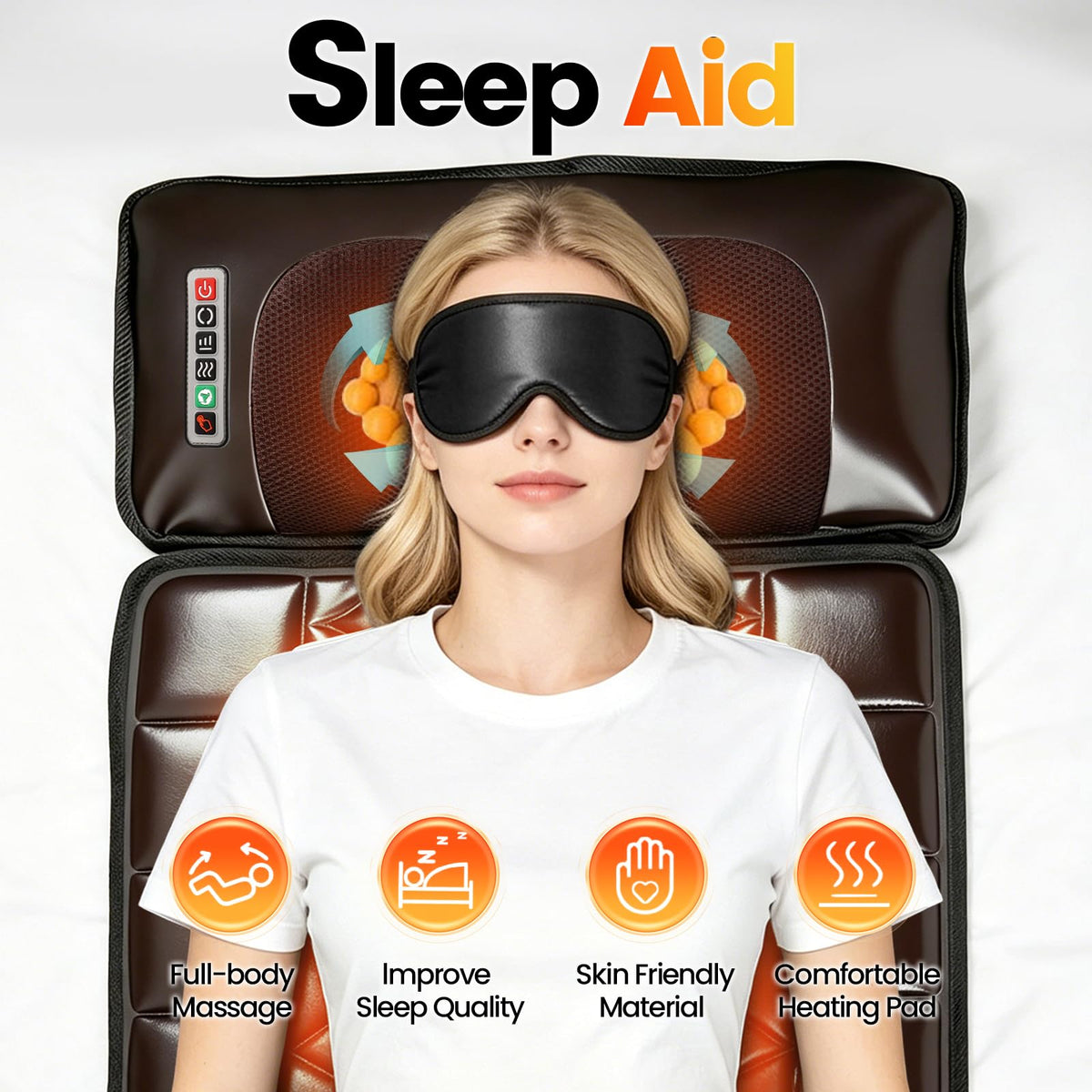 Full Body Massage Mat with Heat D893