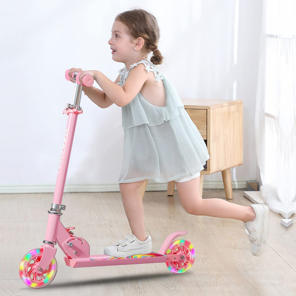 Folding Kids Scooter with Adjustable Handlebar I386