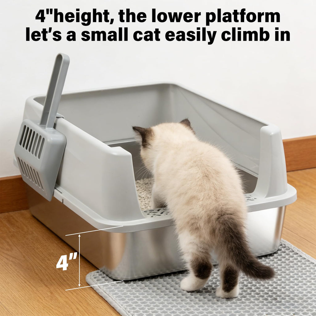 Stainless Steel Small Litter Box P78709