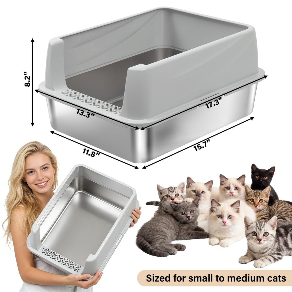 Stainless Steel Small Litter Box P78709