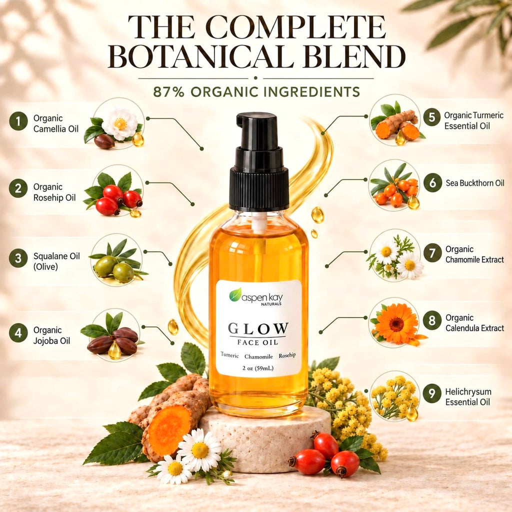 Turmeric Rosehip Camellia Vitamin C Face Oil 2 oz S237