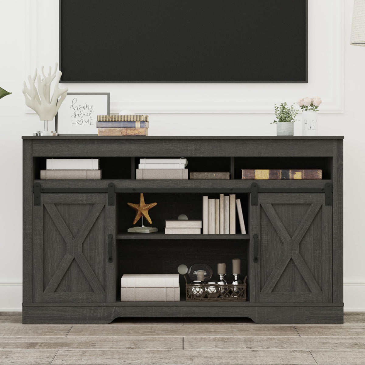 Farmhouse TV Stand for 65+ Inch TV M92174