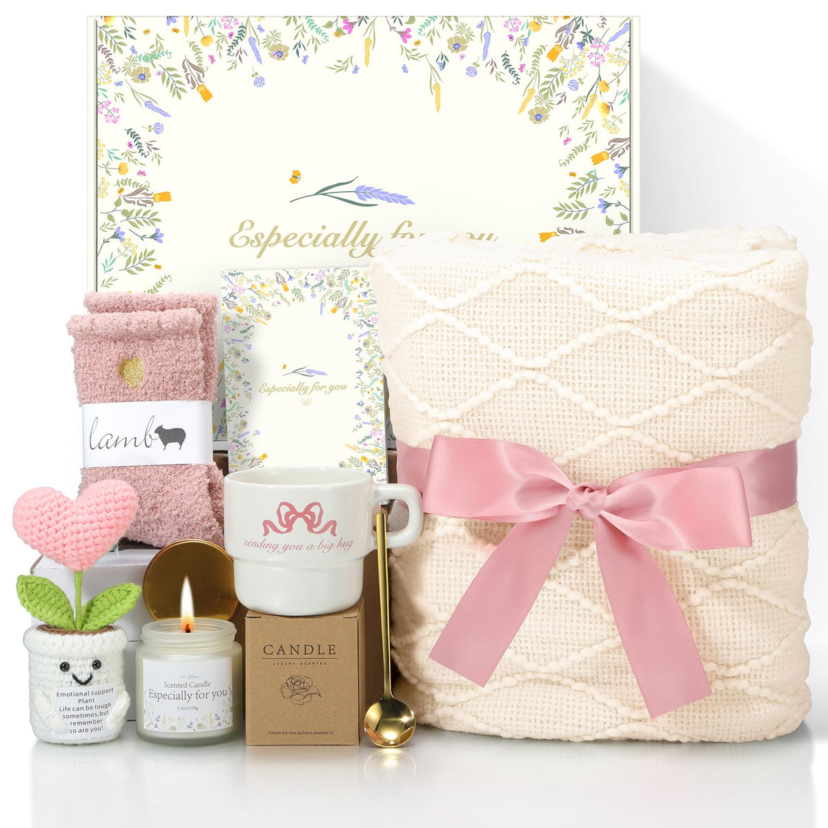Pink White Care Package B9768