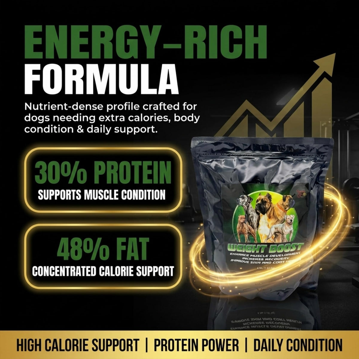 Dog Weight Protein Supplement 2 lb U377