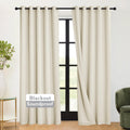 3-in-1 Blackout Room Divider Curtains F61143