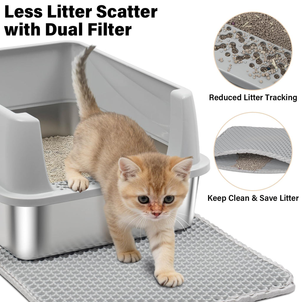 Stainless Steel Small Litter Box P78709