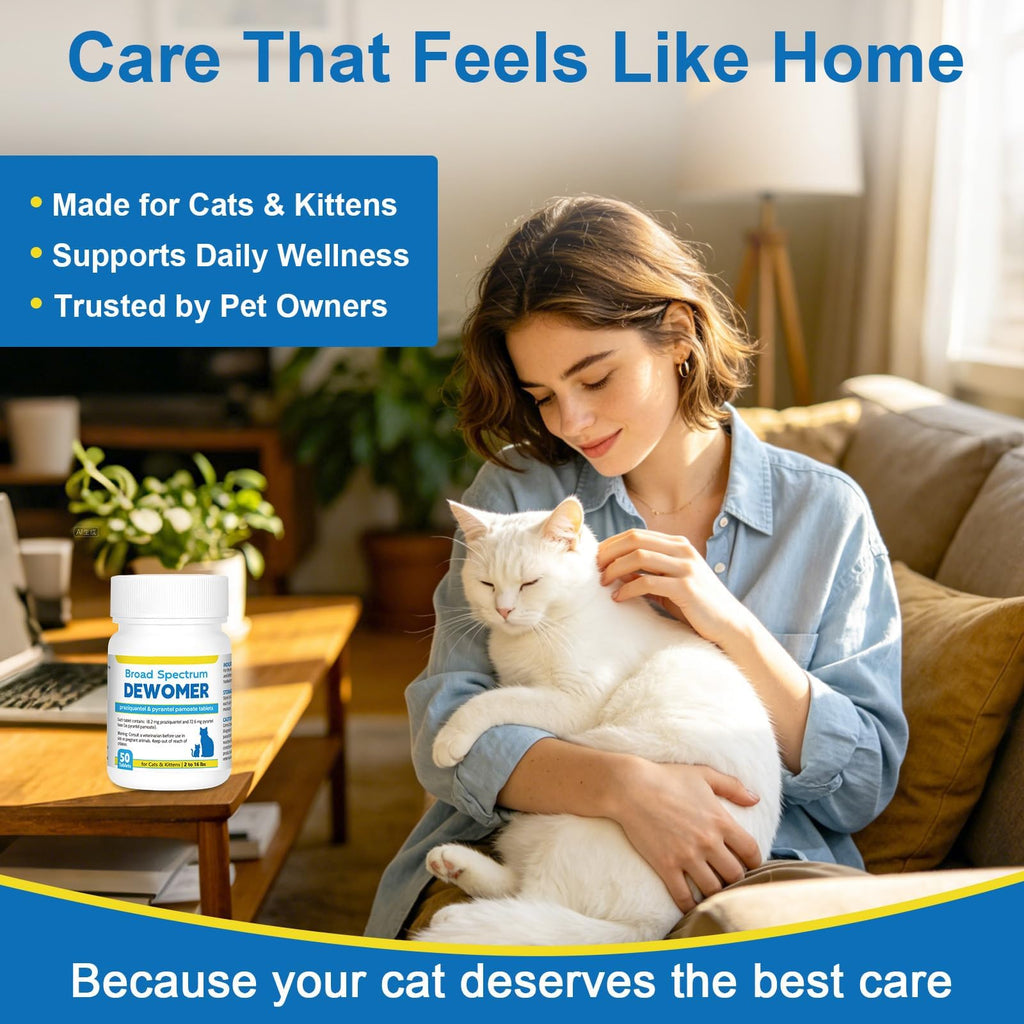 Cat and Kitten Dewormer 50 Tablets P9610