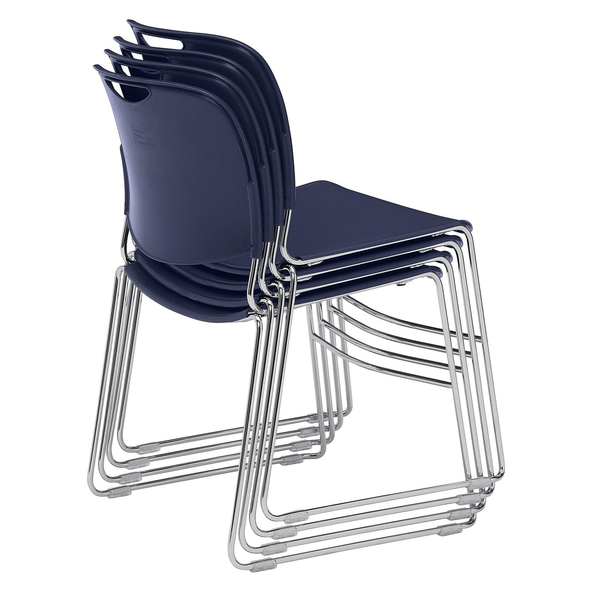 Navy Blue Stack Chair 4 Pack I622046