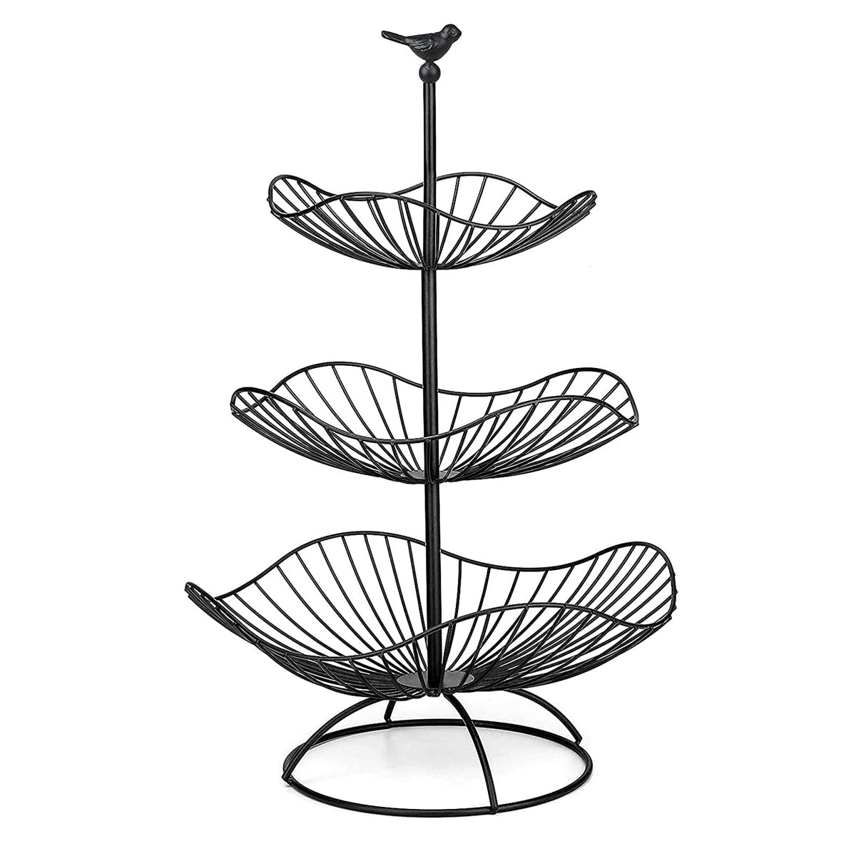 3-Tier Metal Wire Fruit Basket Stand M221847