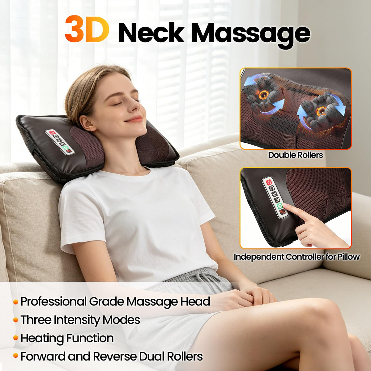 Full Body Massage Mat with Heat D893