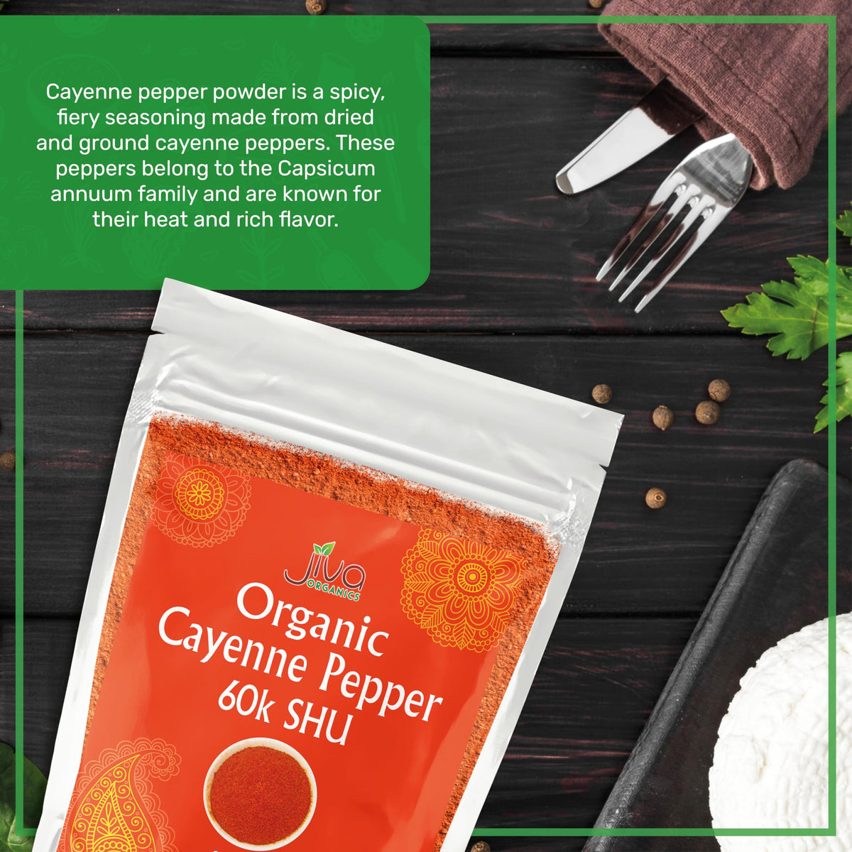 Cayenne Pepper Powder 5 LB Bulk Bag K550