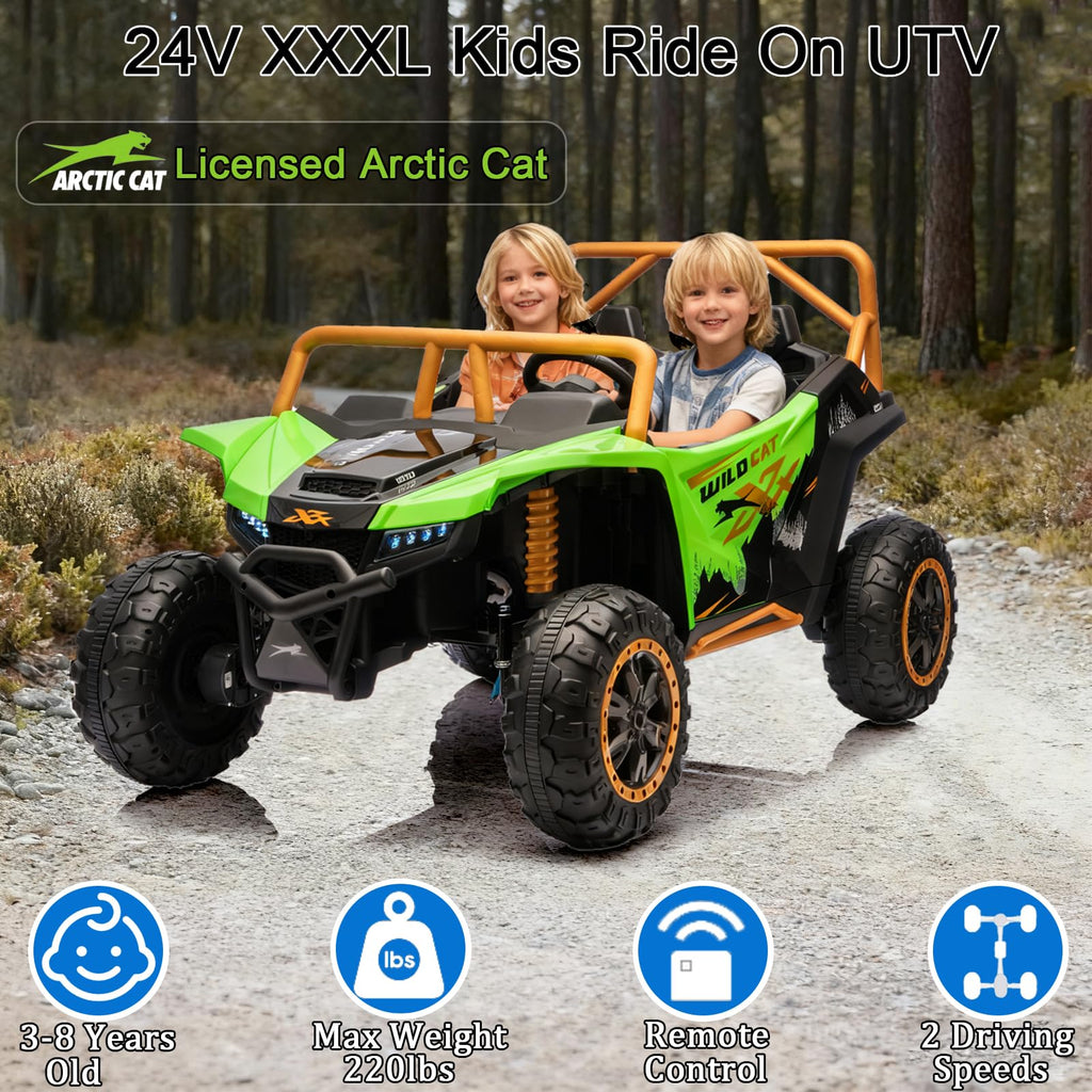 24V 2-Seater 4WD Kids Electric Ride On UTV C630111