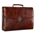 Full Grain Leather Briefcase V6972