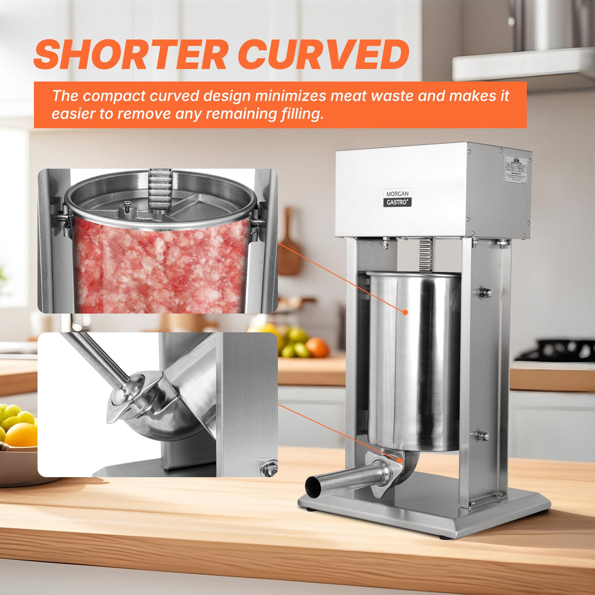 10L Electric Sausage Stuffer with 5 Tubes H684260