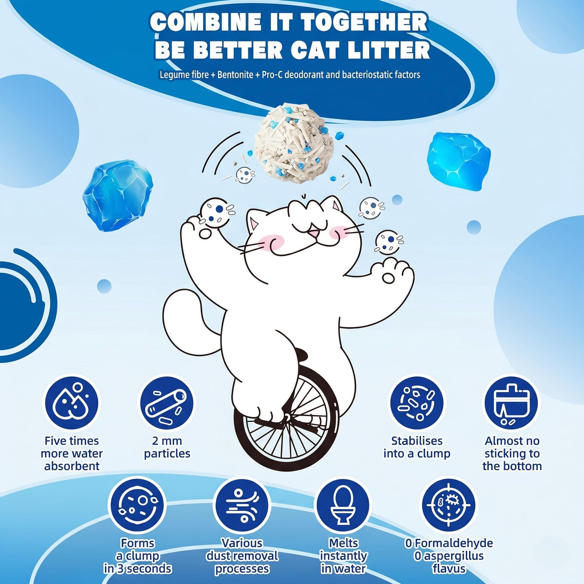 Tofu Cat Litter Strong Clumping 21lbs B37620