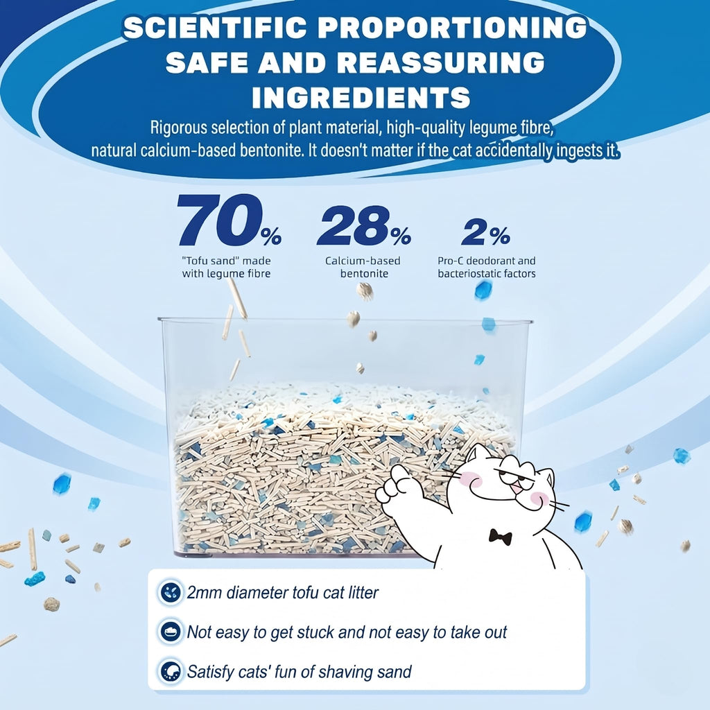 Tofu Cat Litter Strong Clumping 21lbs B37620