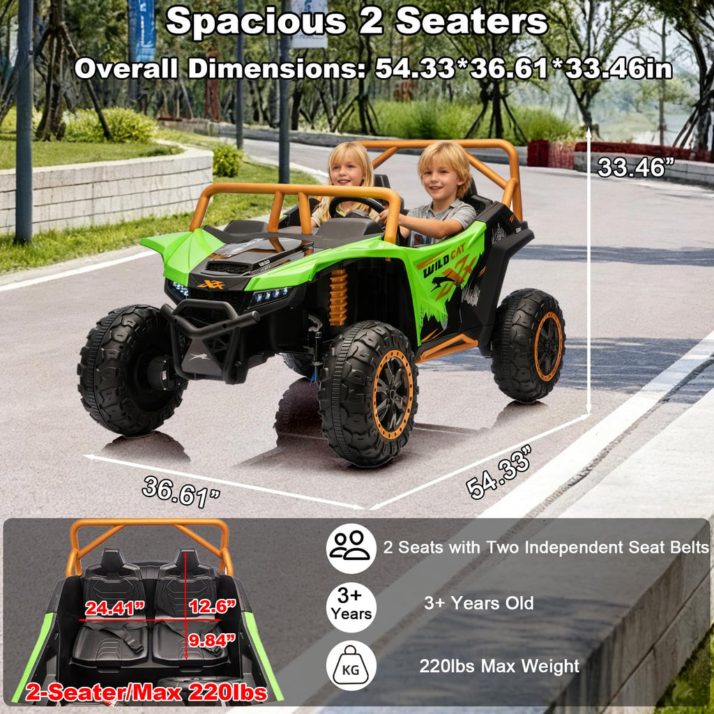 24V 2-Seater 4WD Kids Electric Ride On UTV C630111