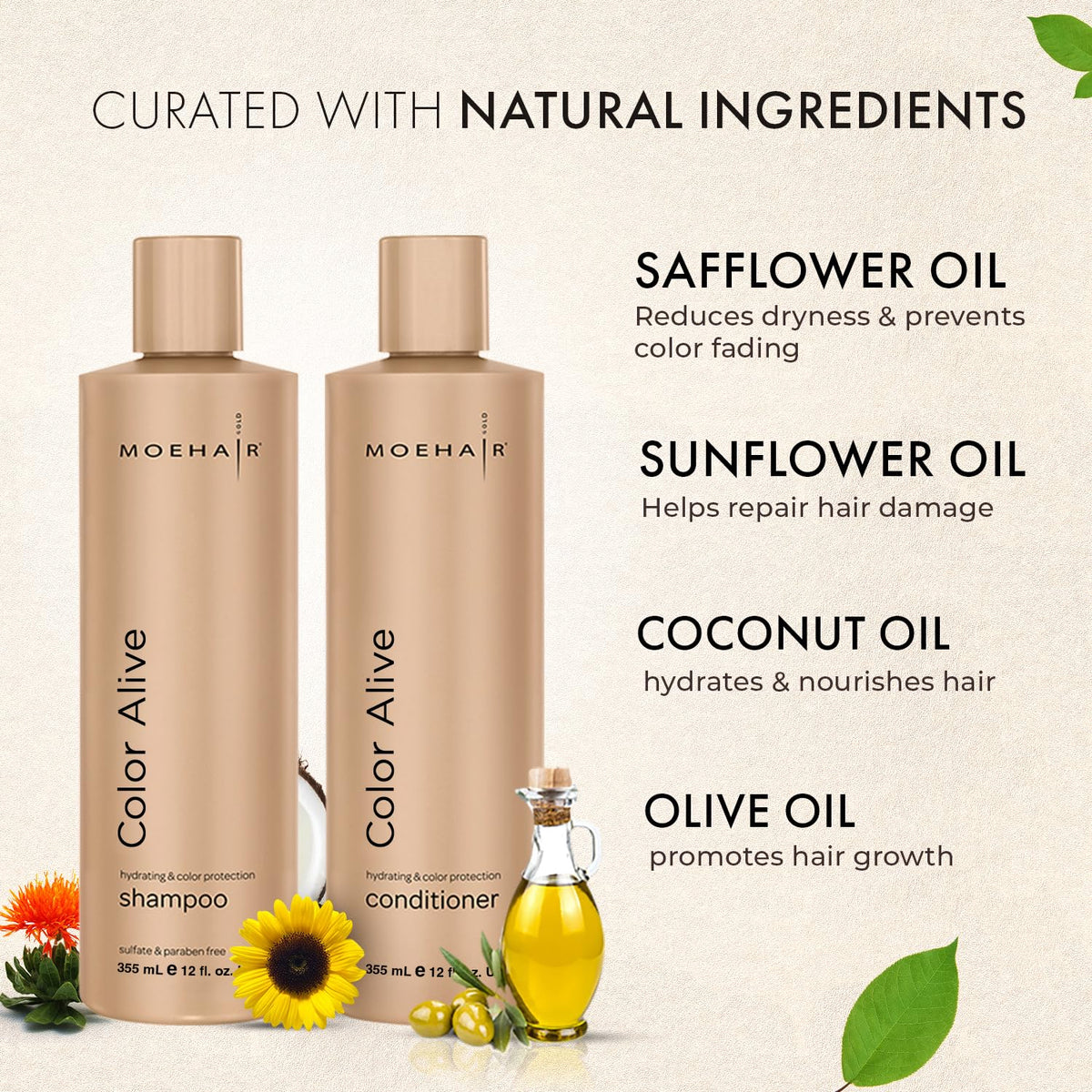 Sulfate-Free Shampoo and Conditioner Set 12 fl oz M597