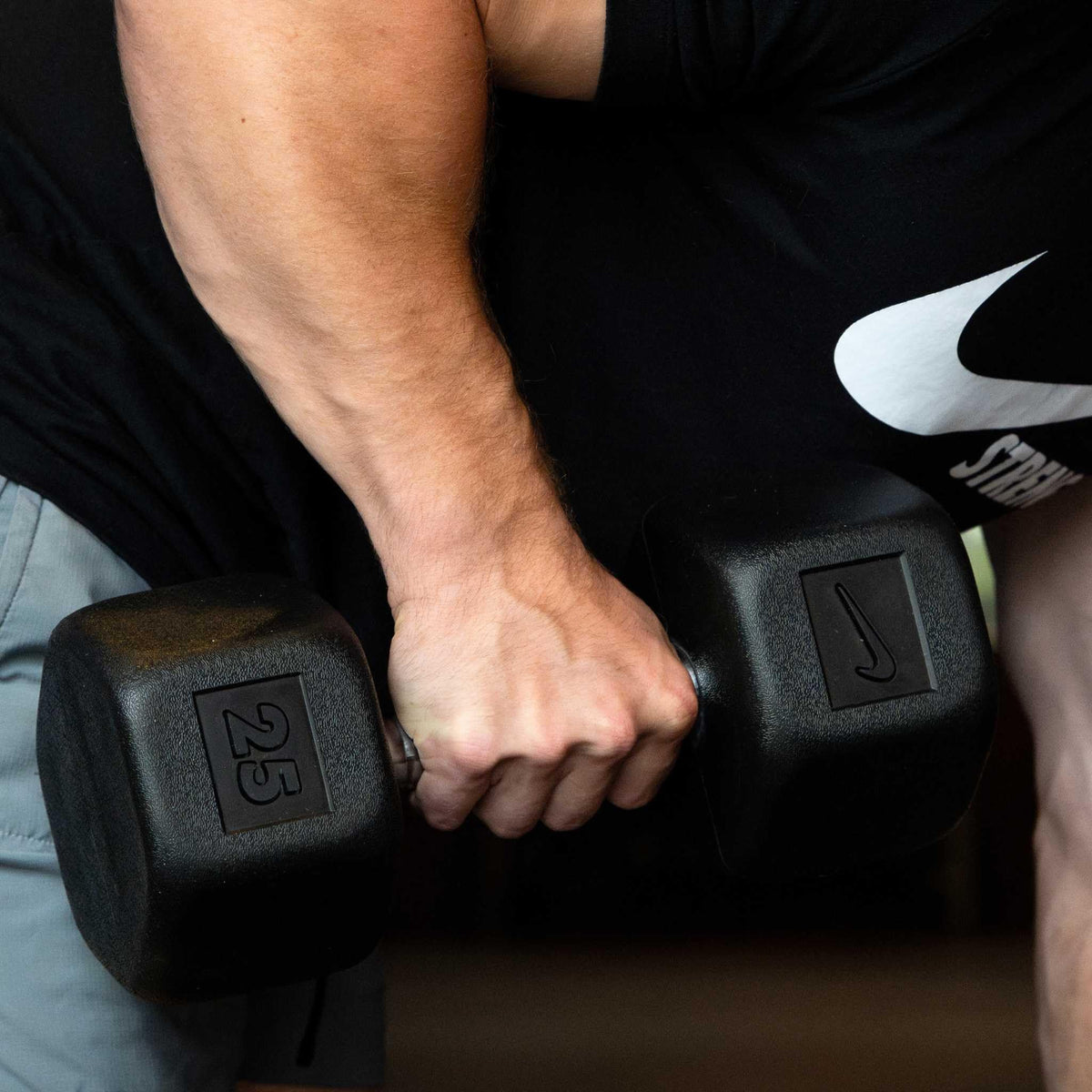 Rubber Hex Dumbbell Pair F9931