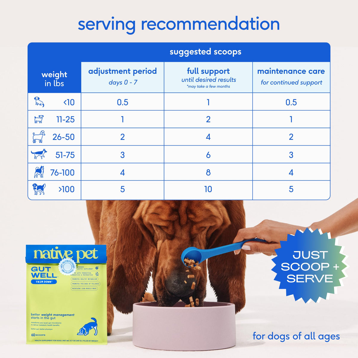 Weight Management Dog Food Topper & Supplement B36250