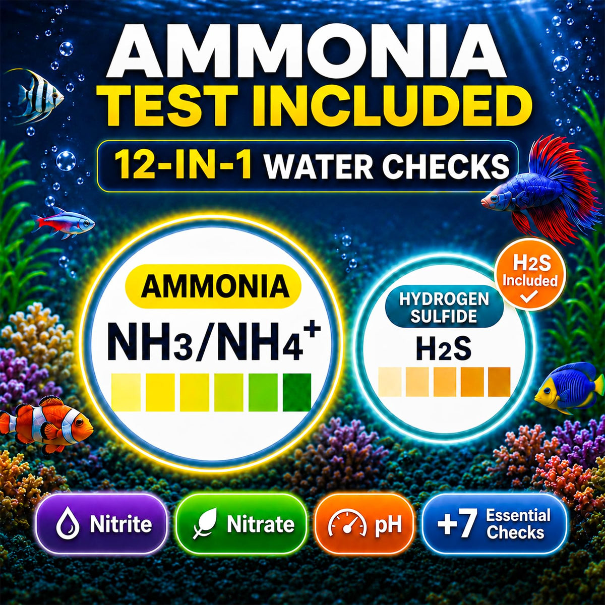 Aquarium Test Strips 50ct D9389