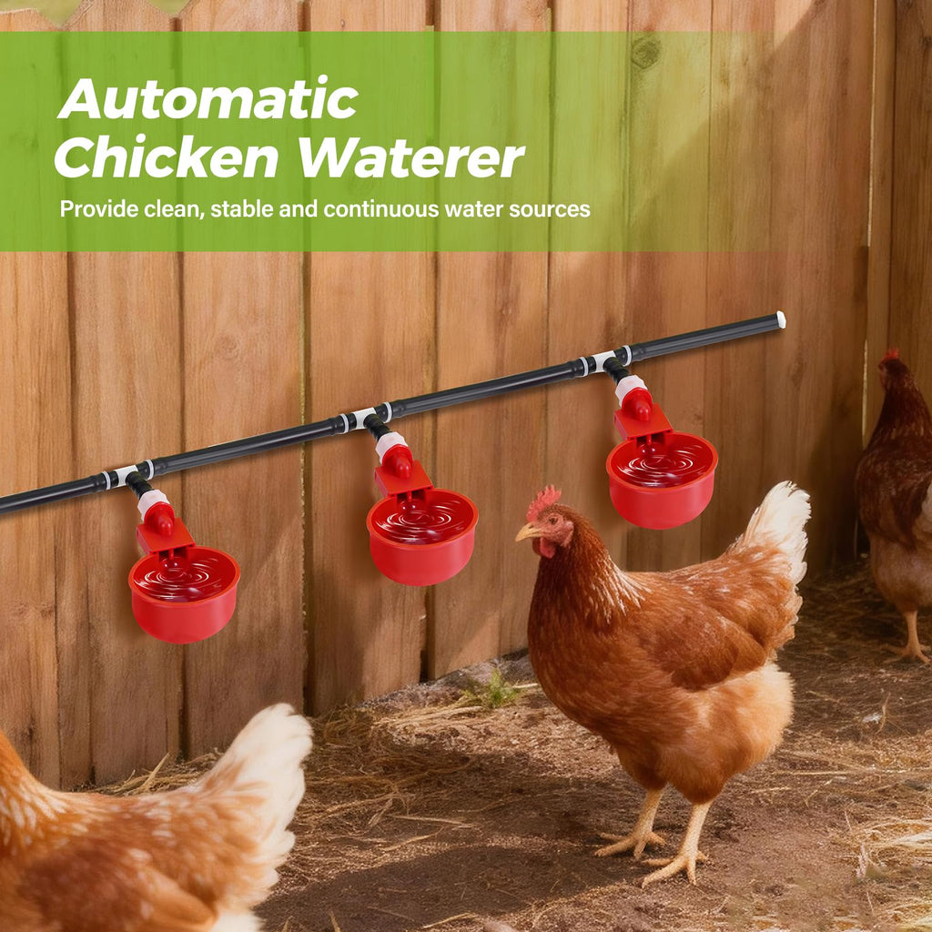 Automatic Chicken Waterer Set E24656