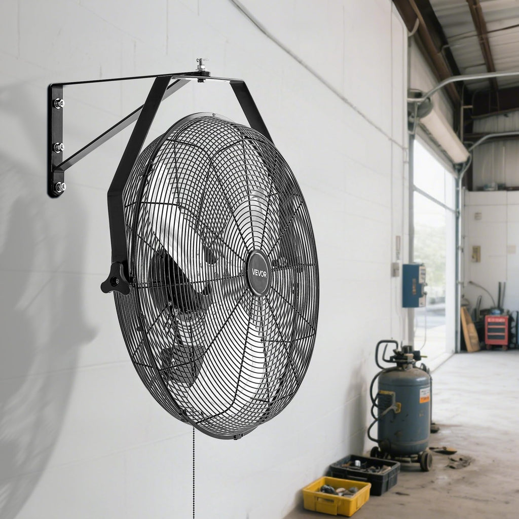20 Inch Industrial Wall Mount Fan 3 Speeds L81002