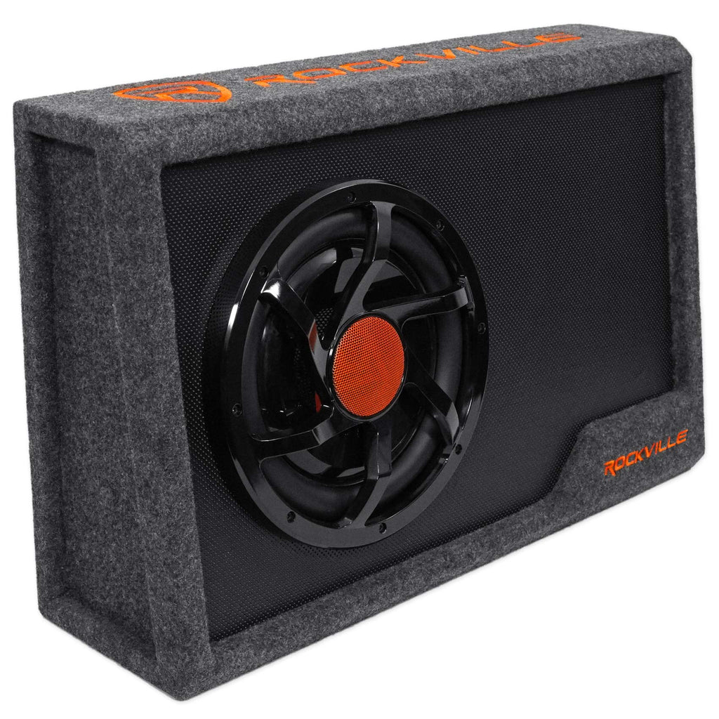 10" Powered Car Subwoofer with Enclosure T9123