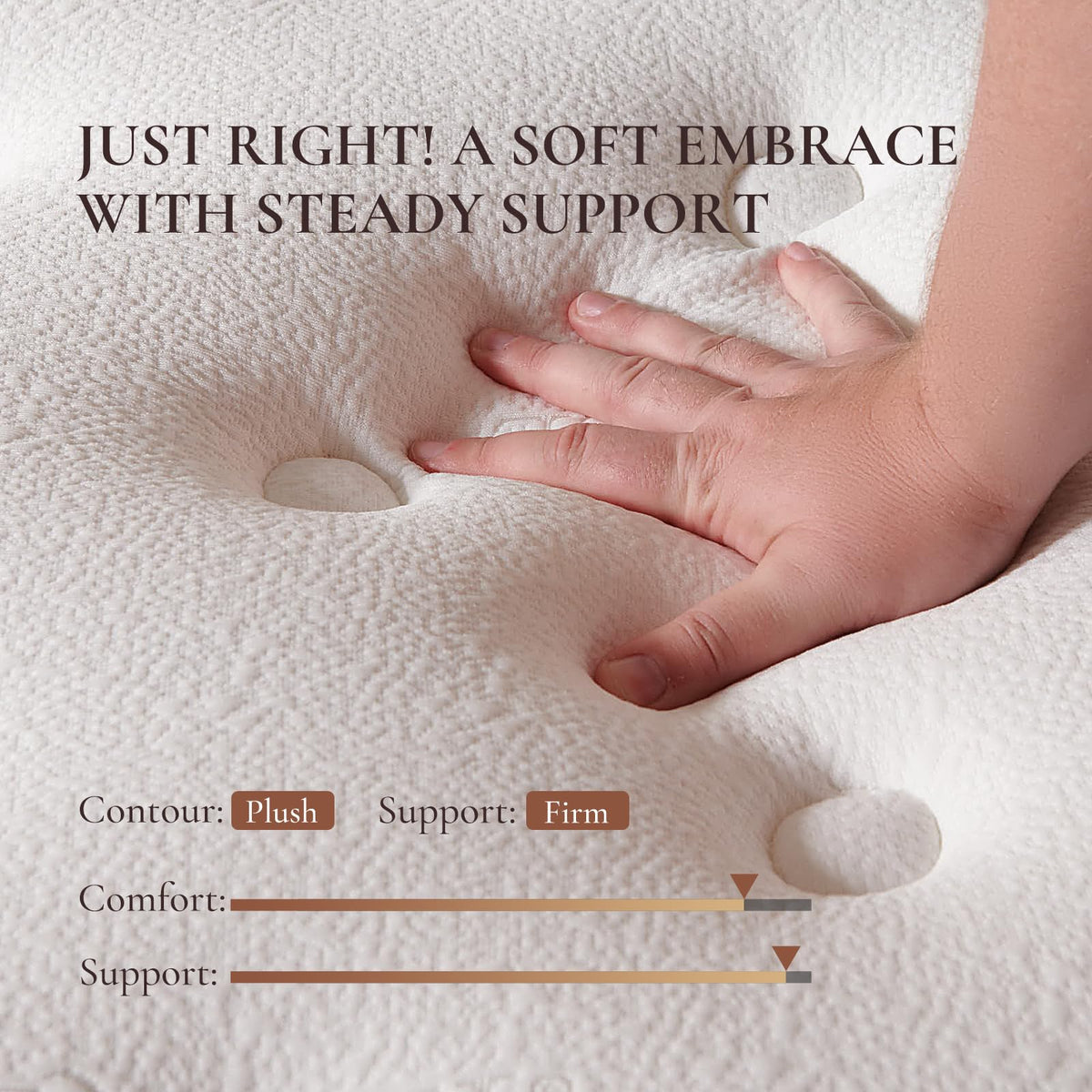 Full Size 12 Inch Medium Firm Hybrid Mattress Y259386