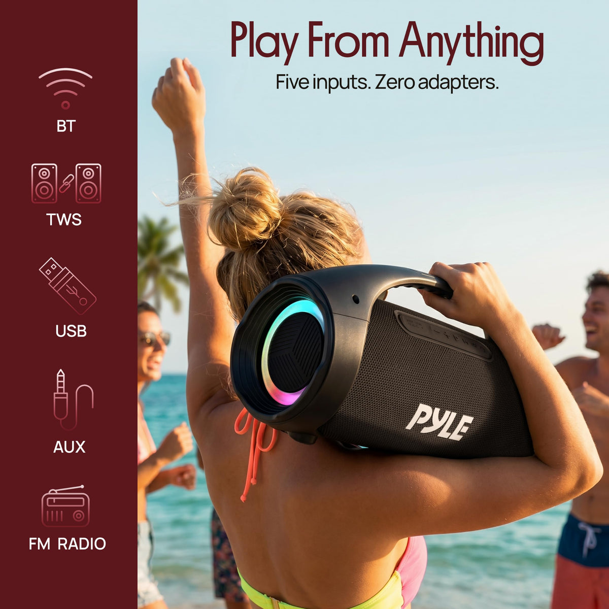 Portable Bluetooth Boombox Speaker U648499