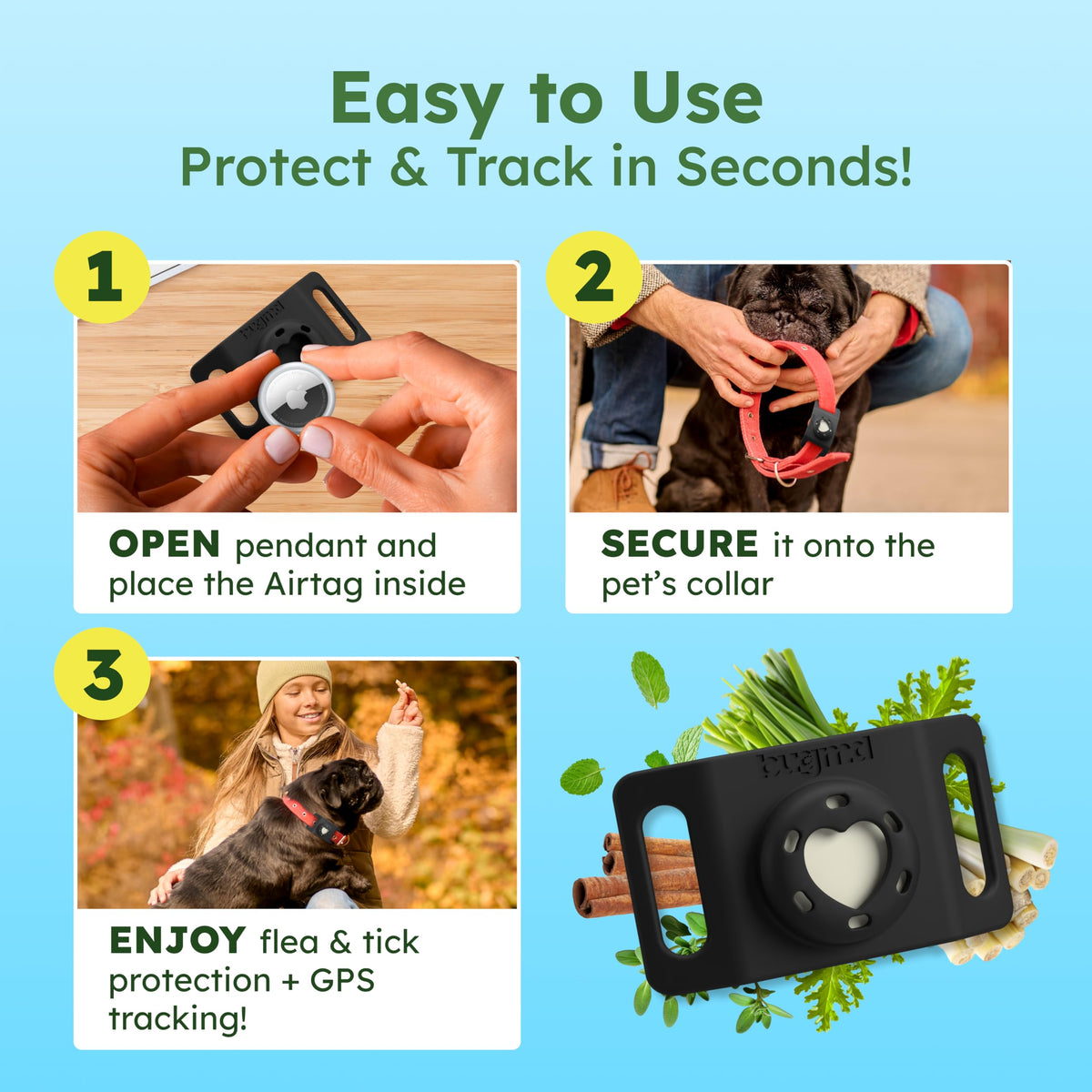 Flea and Tick Prevention Pendant for Dogs O292951