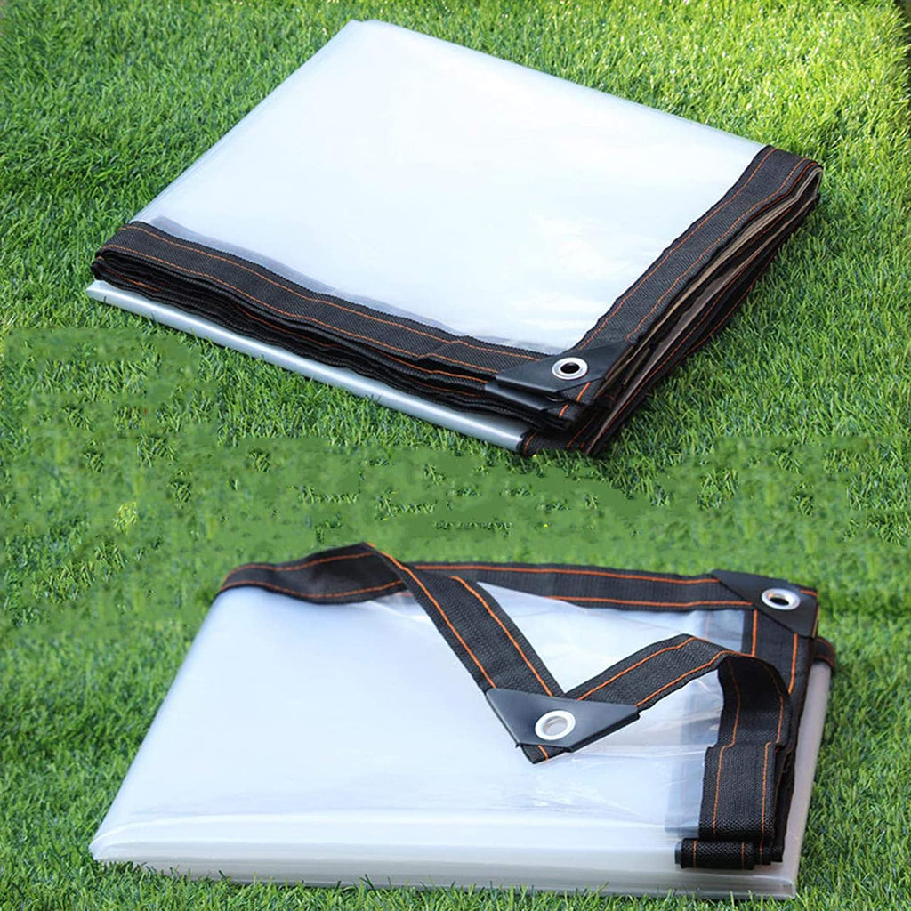 Heavy Duty Waterproof Clear 3x3ft Poly Tarp with Grommets H3912
