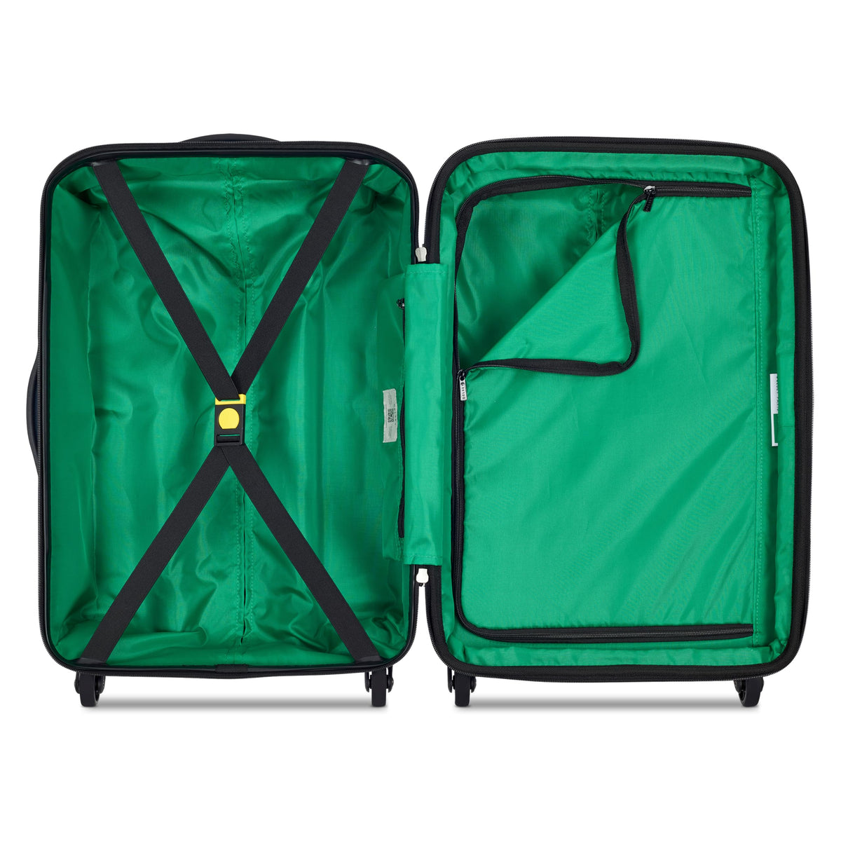 Green Carry-On 20 Inch Hardside Expandable Luggage with Spinner Wheels C7054