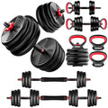 Adjustable Dumbbells Free Weight Set 4 in 1 D549509