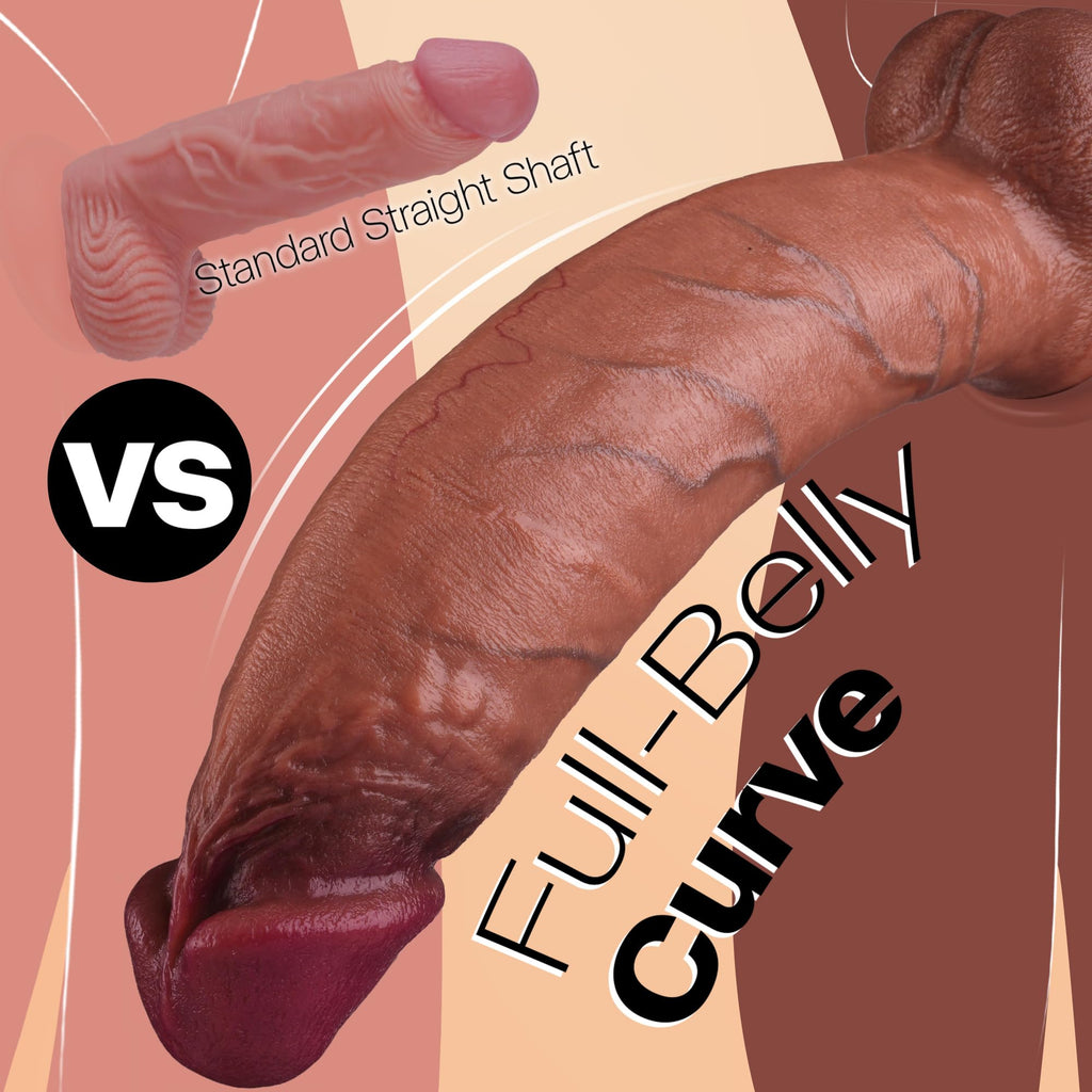 12 Inch Realistic Silicone Dildo H310