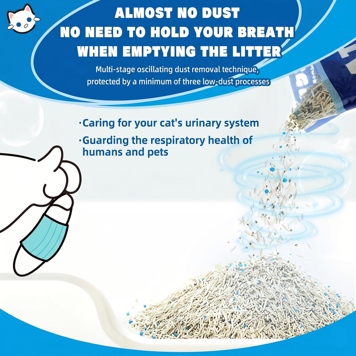 Tofu Cat Litter Strong Clumping 21lbs B37620