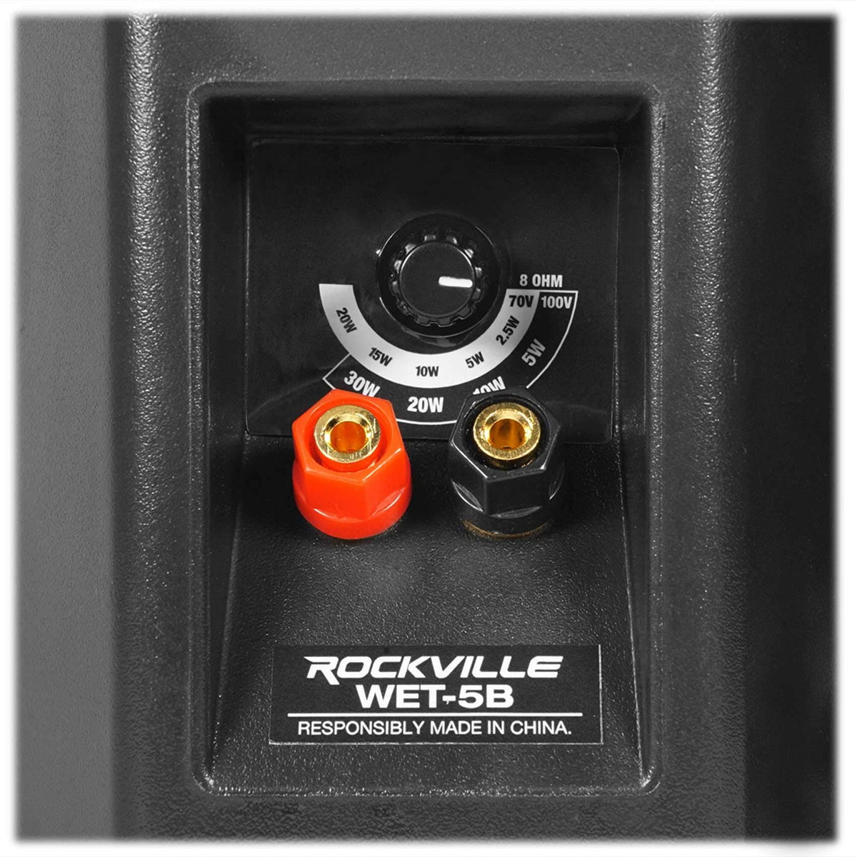 Black Indoor/Outdoor Wall Speaker, 2-Pack I413205