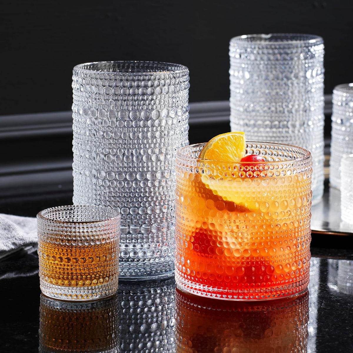 2 Gallon Clear Glass Beverage Dispenser with Stainless Steel Spigot C510