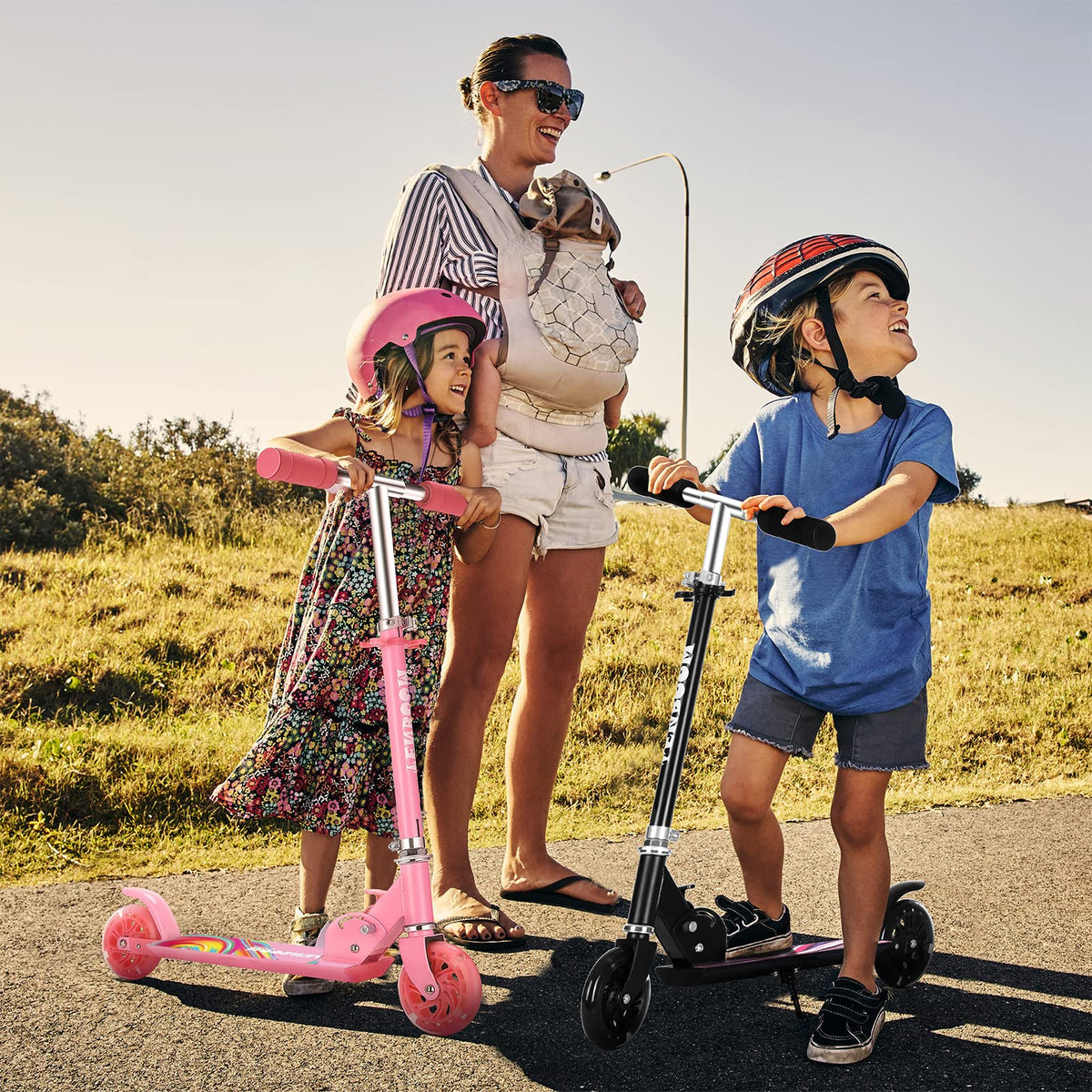 Folding Kids Scooter with Adjustable Handlebar I386