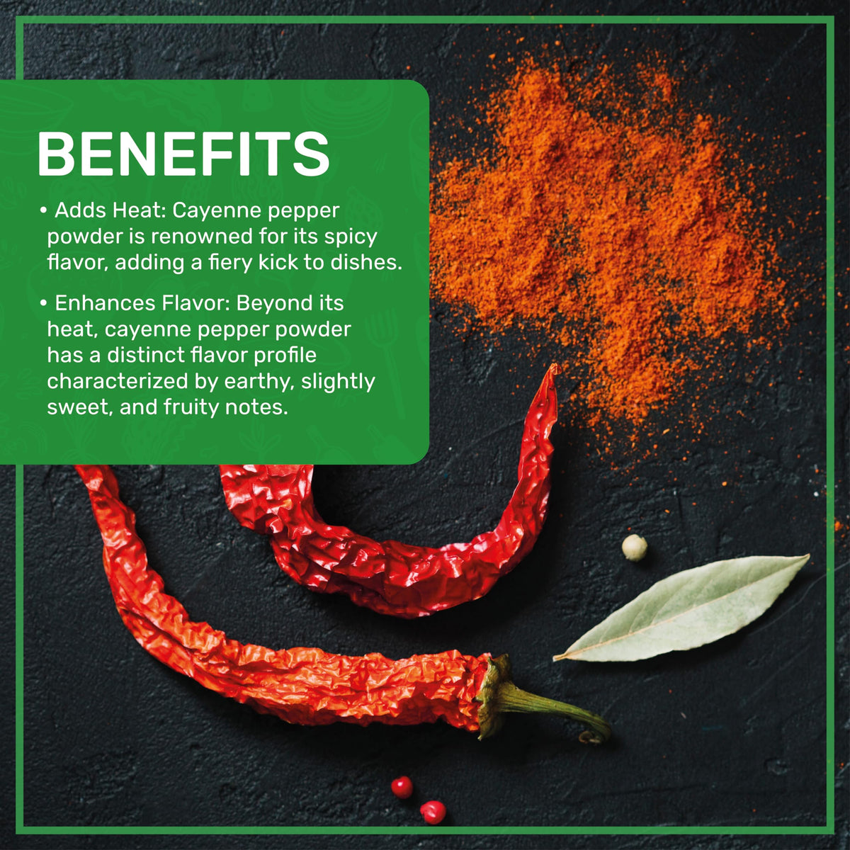 Cayenne Pepper Powder 5 LB Bulk Bag K550